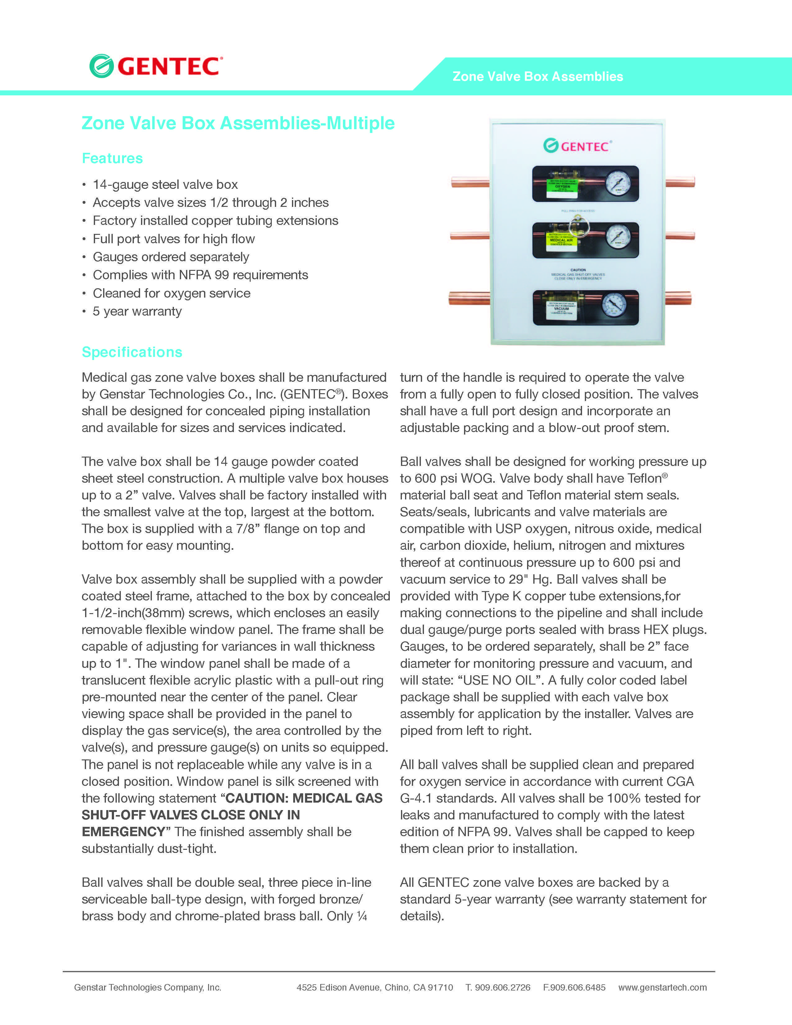 Zone Valves Box Assemblies - Cover Image