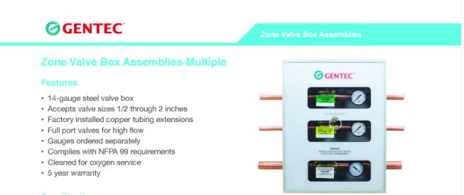 Zone Valves Box Assemblies
